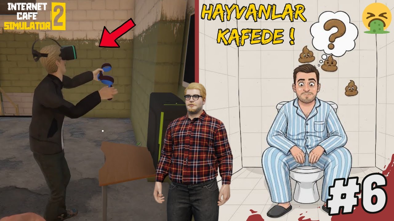İnsan Değiller Birer Hayvanlar ! | 2.Katı Açtık ! |  İnternet Cafe Simulator 2 6.Bölüm
