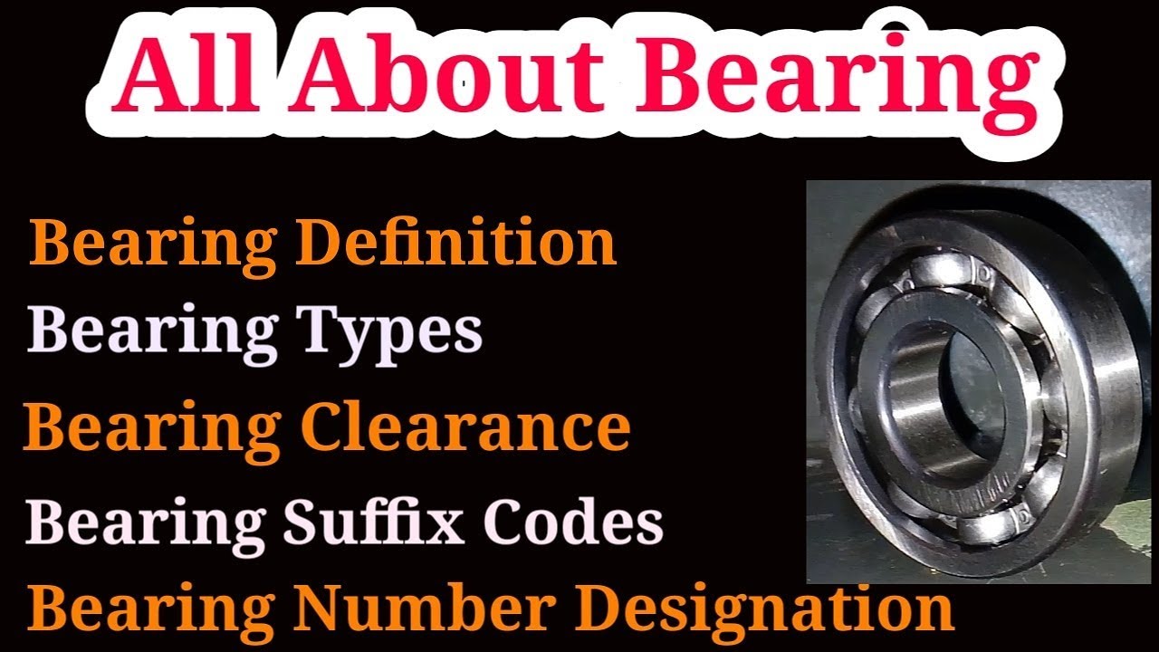Bearing Number Designation | Bearing Types | All About Bearing