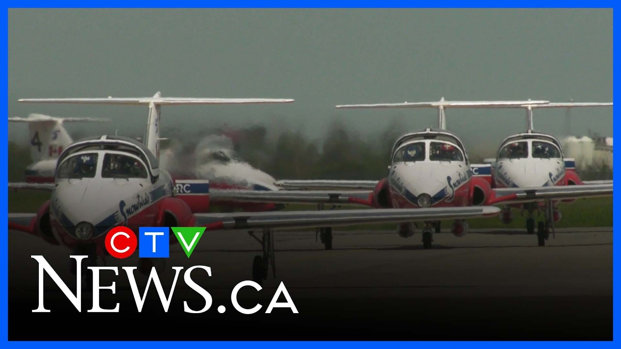 Последний полет Snowbirds над Саскатуном