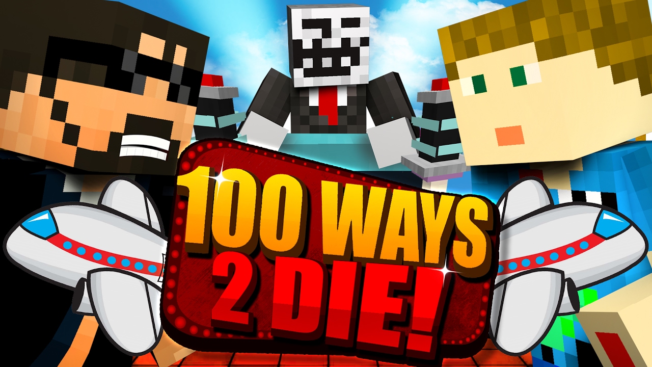 DON'T step on a CACTUS! 100 WAYS TO DIE! in MINECRAFT!