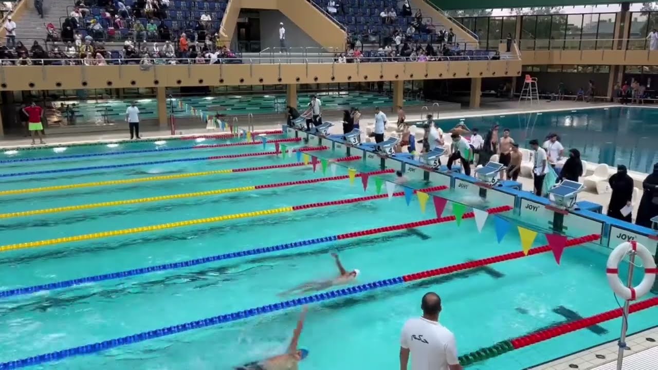 🥇 200 متر متنوع🏆 بطولة كأس أندية المناطق للسباحة لأندية الرياض والشرقية 🏊‍♂️ فئة 13-14 سنة