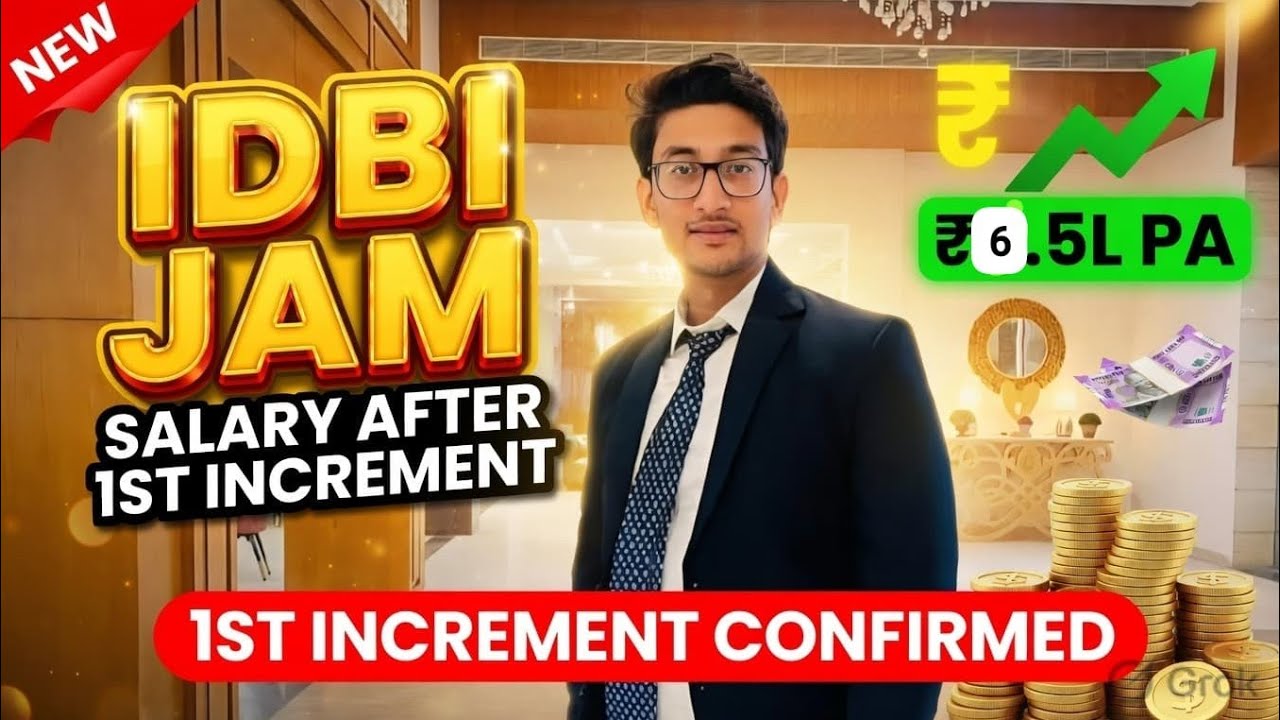 💼 IDBI JAM Salary After 1st Increment | Latest Salary Breakdown 2026 💰