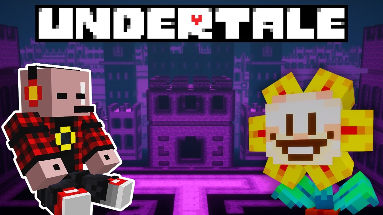 Майнкрафт но Я попал в настоящий UNDERTALE! Перенесли игру в Майнкрафт!