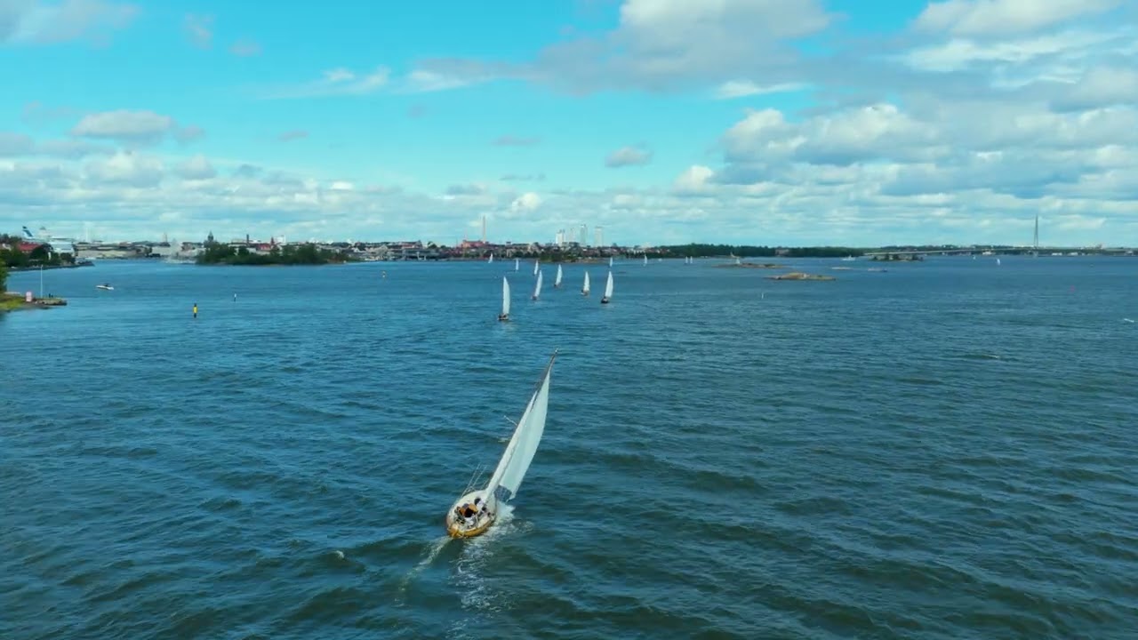 Viaporin Tuoppi, wooden sailboat race [4K, 60fps]