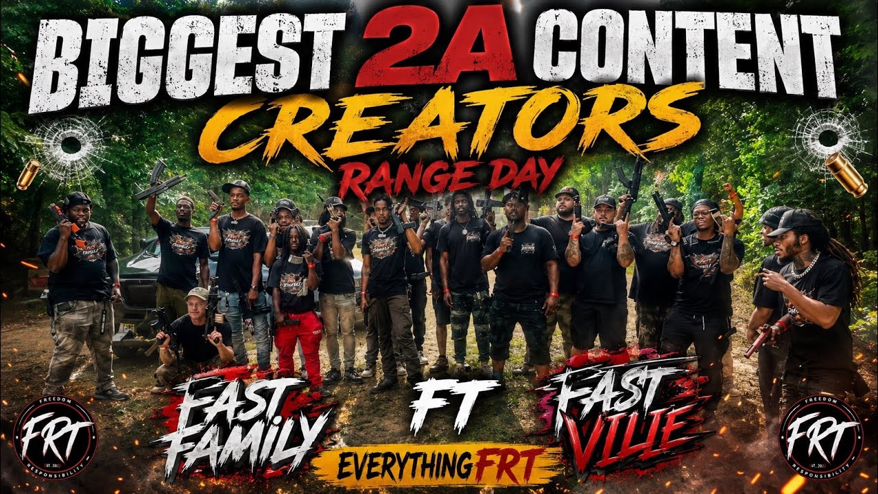 The Biggest 2A Content Creators RangeDay In History FastFamily Ft FastVille Everything FRT ‼️#viral 