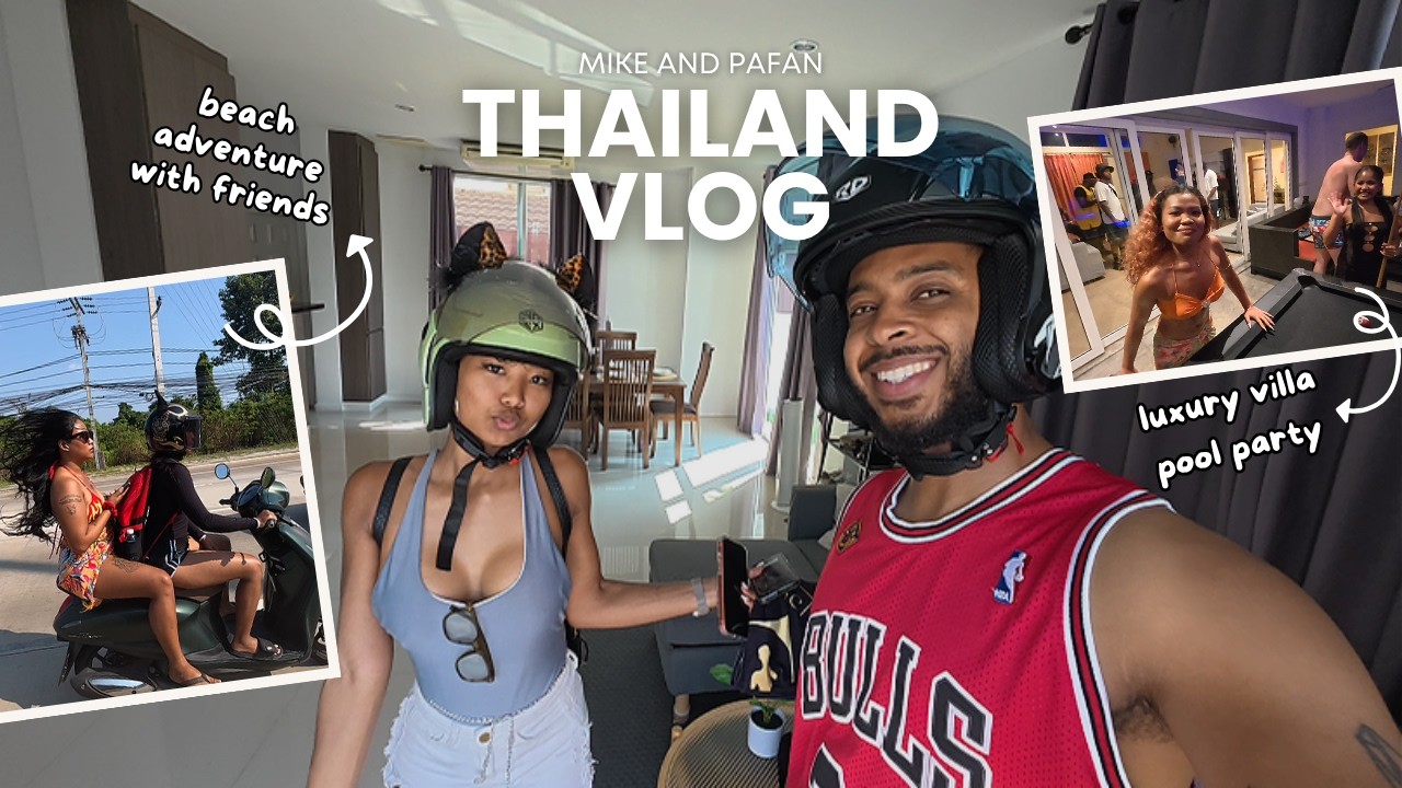 Thai Beach + Luxury Villa Party | Pattaya Vlog | Living in Thailand