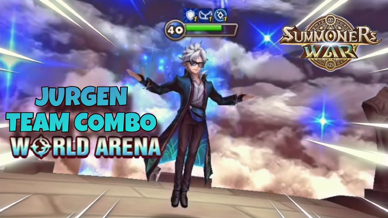Jurgen Team Combo in World Arena - Summoners War