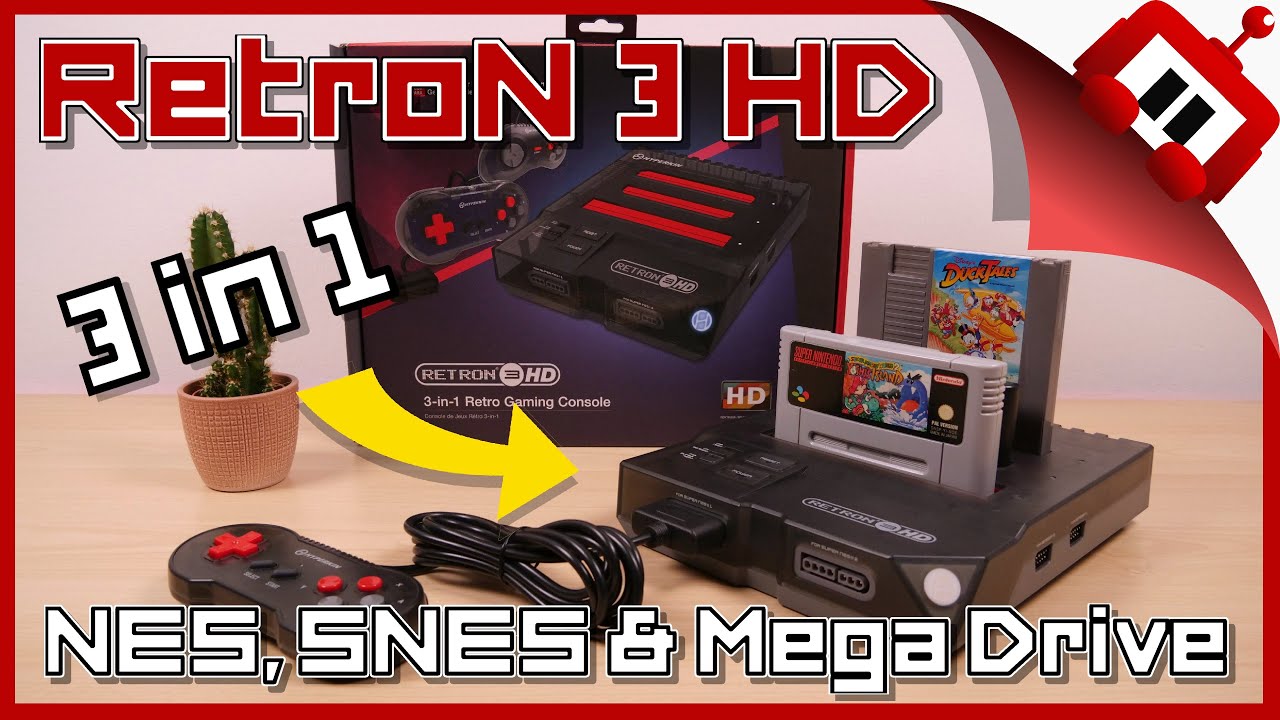 3-in-1 Konsole. NES, SNES & Mega Drive! - Hyperkin RetroN 3 HD