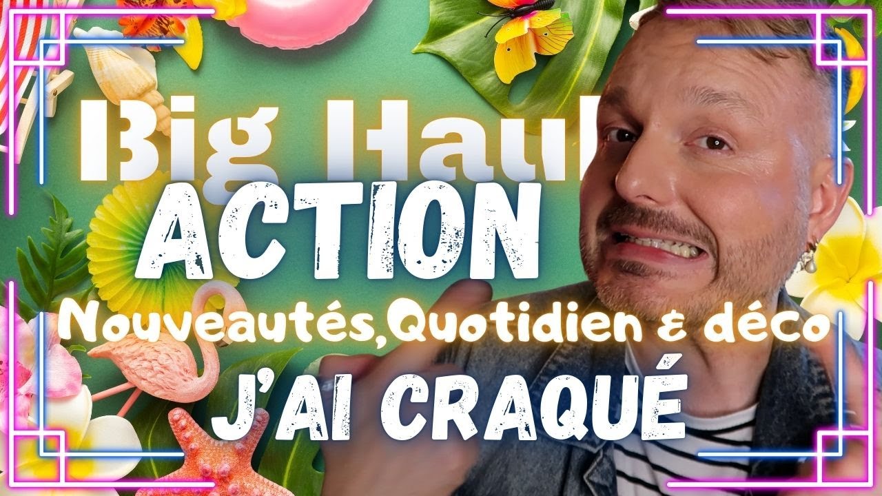 Big Haul ACTION : Des Nouveautés, du Quotidien, de la Déco ... J'ai CRAQUÉ ! #haulaction #haul