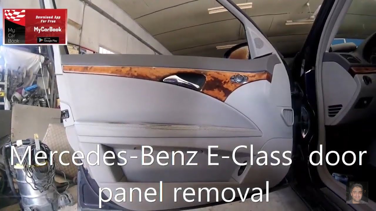 Mercedes-Benz E-Class (W211)  door panel removal