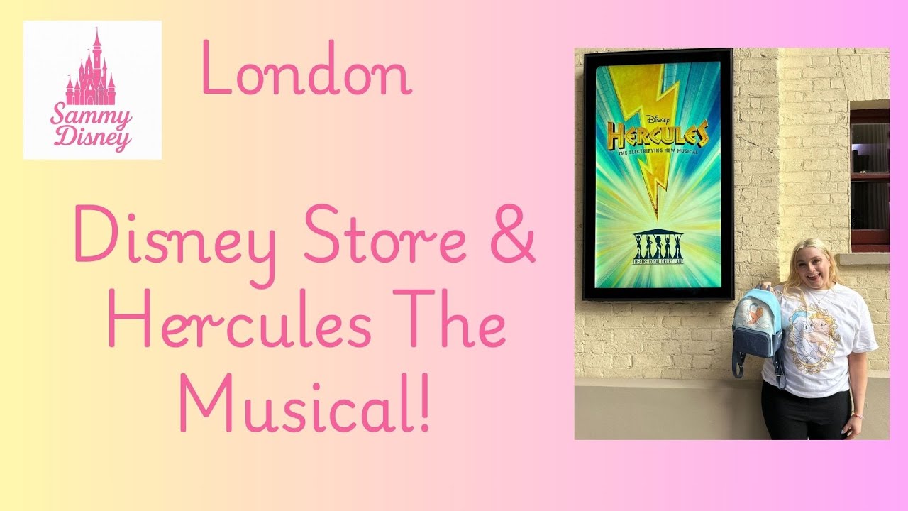 DISNEY STORE & HERCULES! A Day Out in London, Visiting Oxford Street & watching/ reviewing Hercules