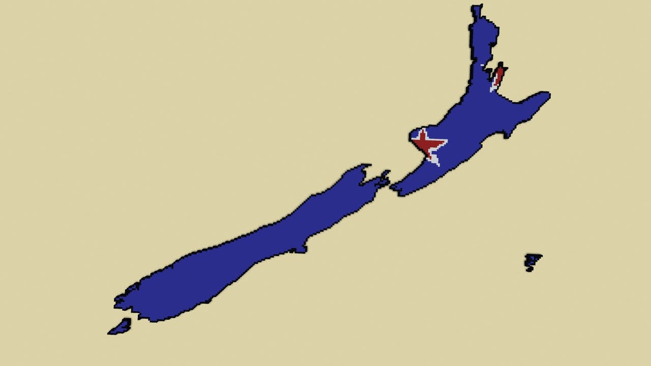 New Zealand - Minecraft World Flag Map (Part 27) (Country 156)