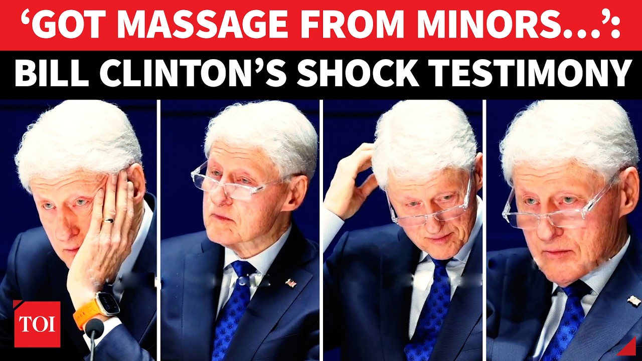Clinton Got Massage From Minor Girls At Epstein's Island? Ex-President Drops Bombshell At Hearing