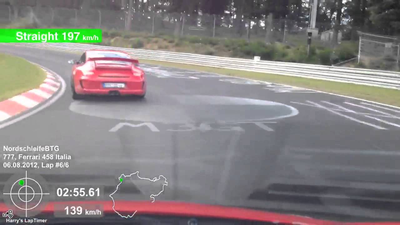 Ferrari 458 Italia (Jury) vs Porsche 997 GT3 (Kentusha)
