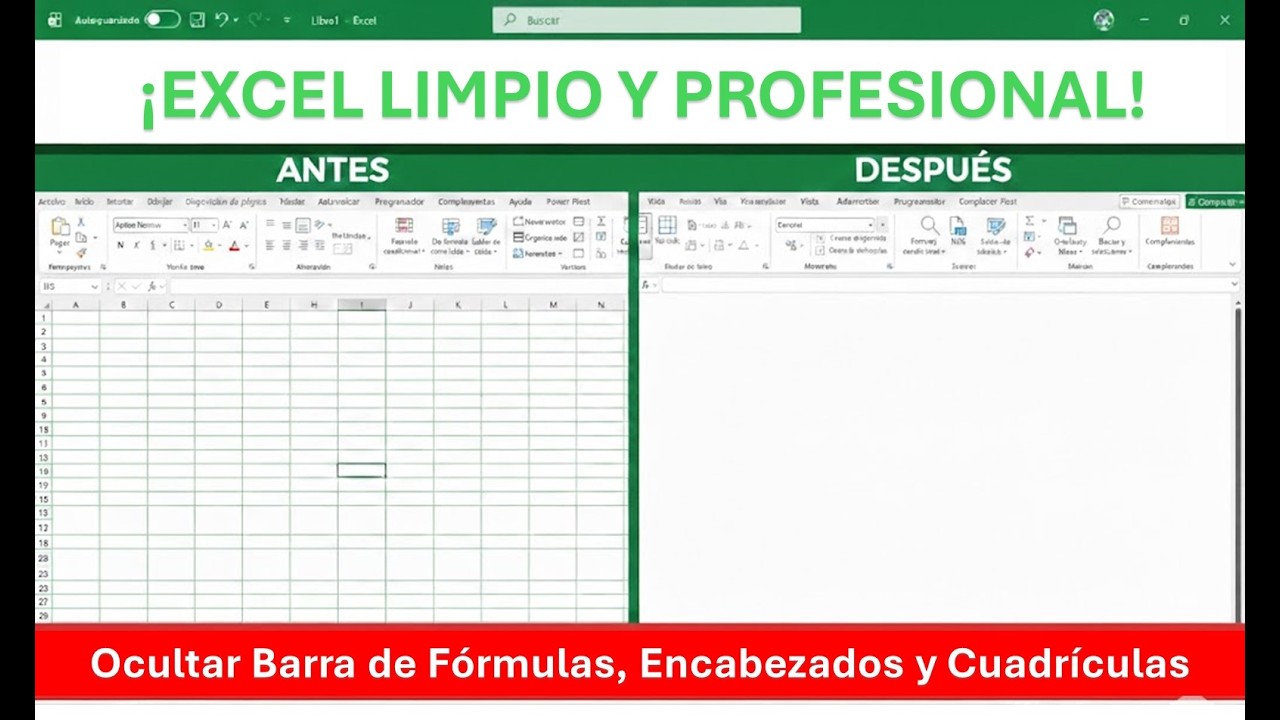 Truco de Excel: Cómo Personalizar lo que ves en Pantalla
