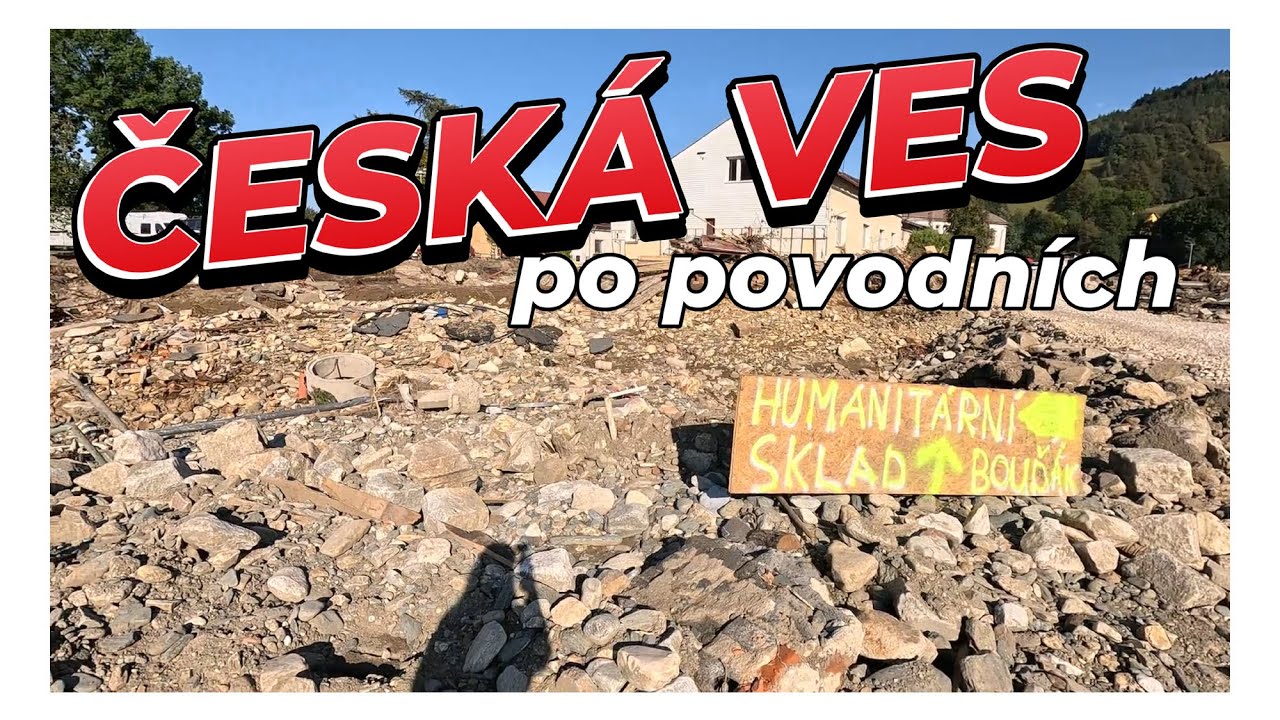 Povodně v Jeseníku (20. 9. 2024) | Následky v obci Česká Ves