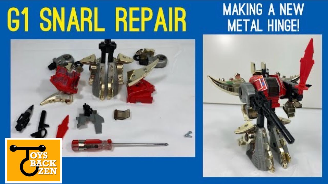 G1 Snarl Hinge Fabricating Repair Transformers Dinobot Figure