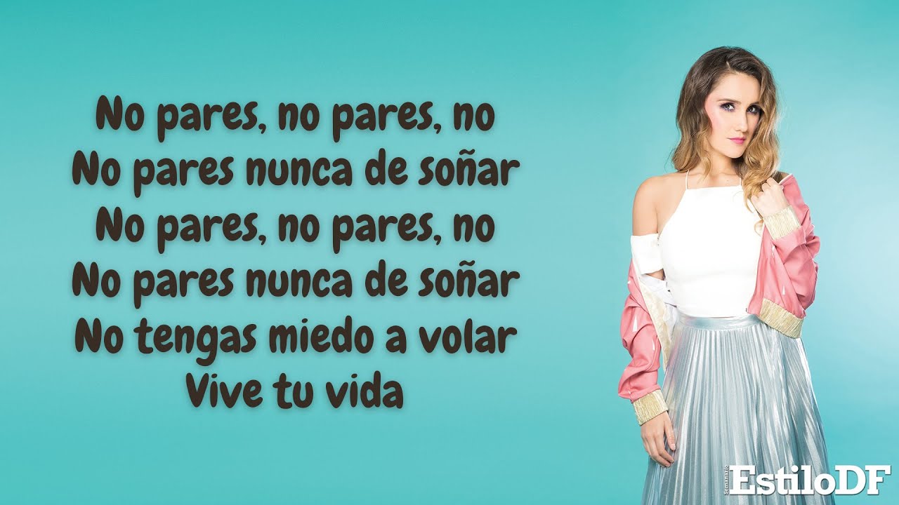 RBD - No Pares (Letra) / Versión Estudio