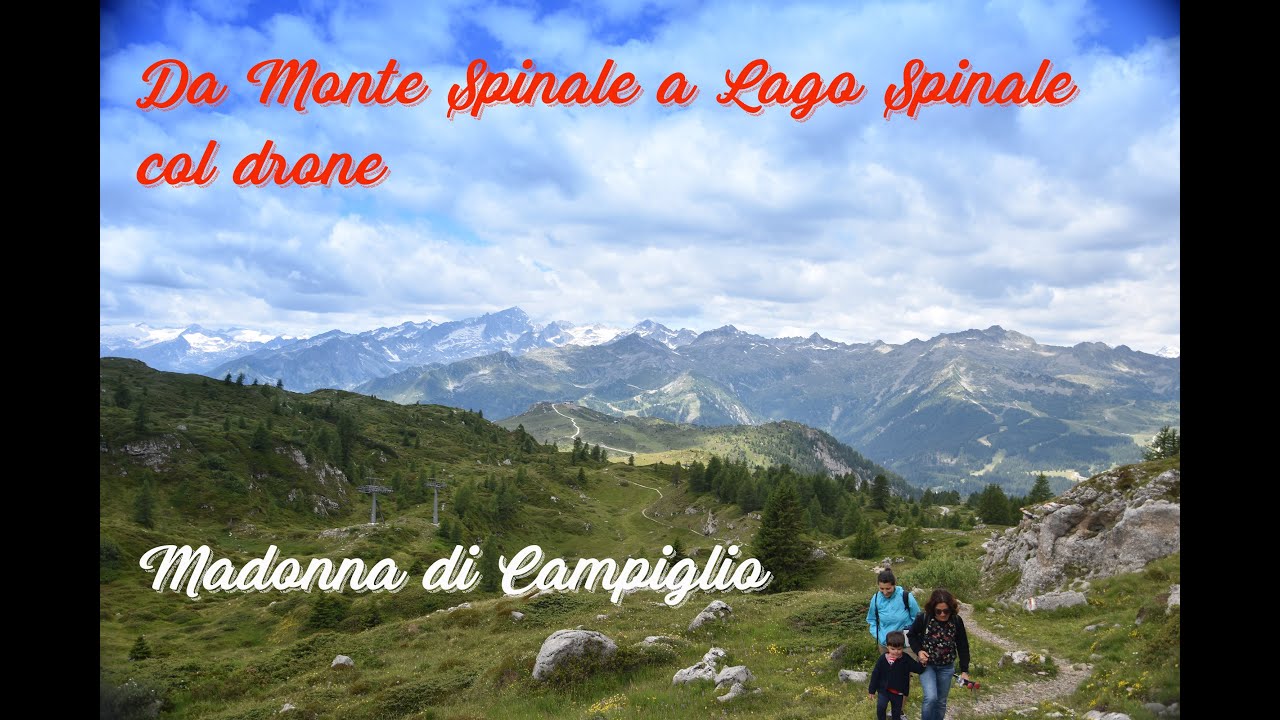 (Madonna di Campiglio -TN-) Da Monte Spinale a Lago Spinale col drone