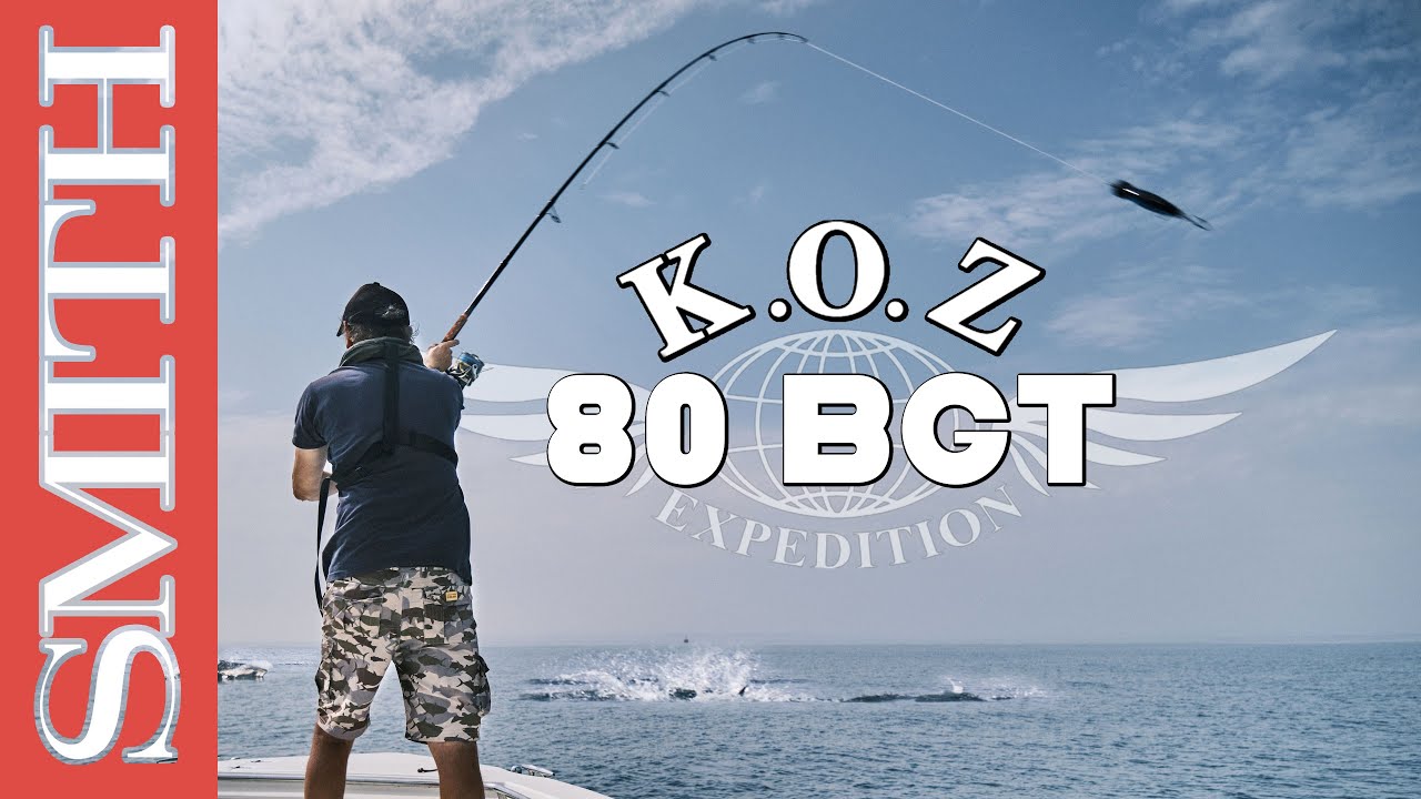 Canne Smith KOZ 80 BGT pour pêcher les gros thons au leurre