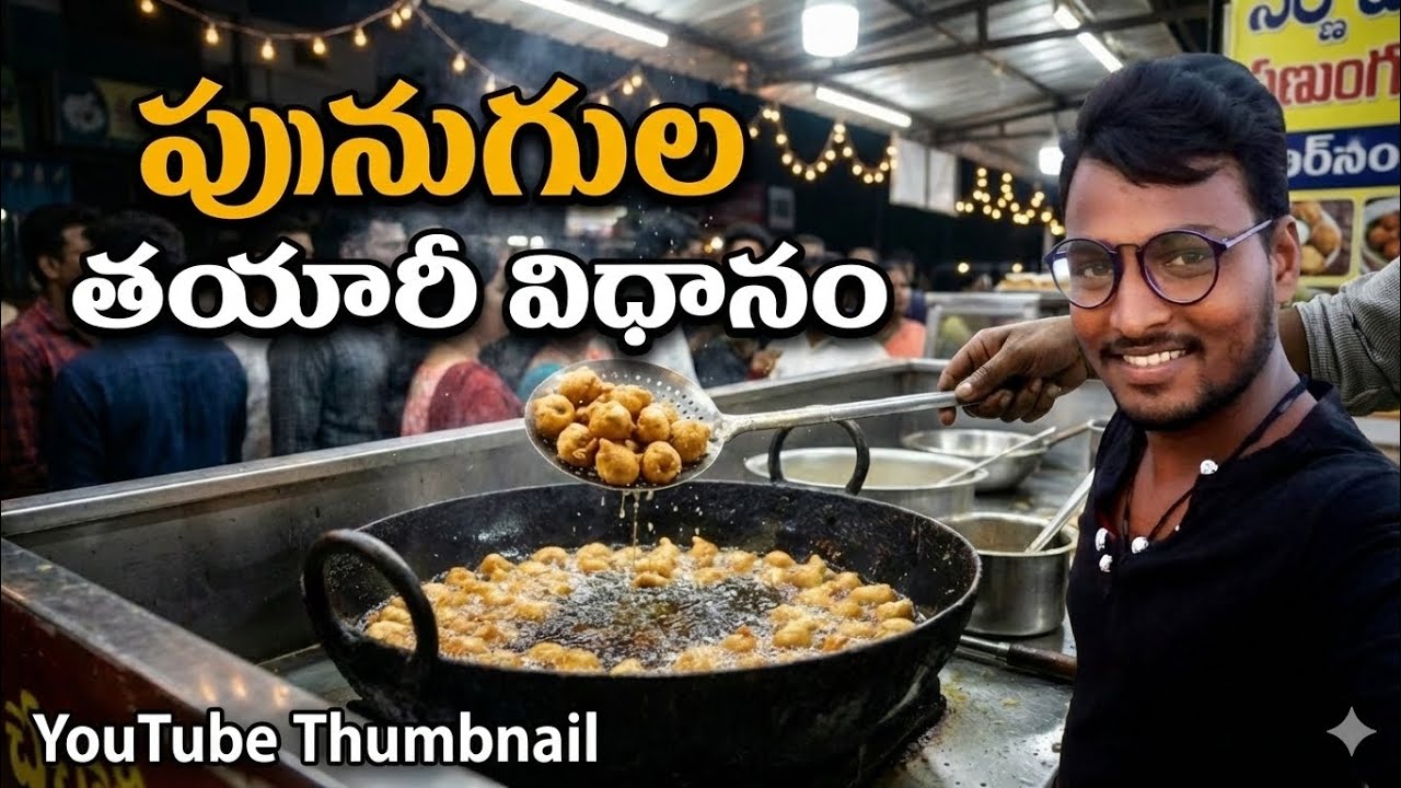 😋 రోడ్ సైడ్ బండి స్టైల్ పునుగులు! ఇంట్లోనే ఇలా చేయండి. (Roadside Bandi Style Punugulu)హోటల్ సీక్రెట్