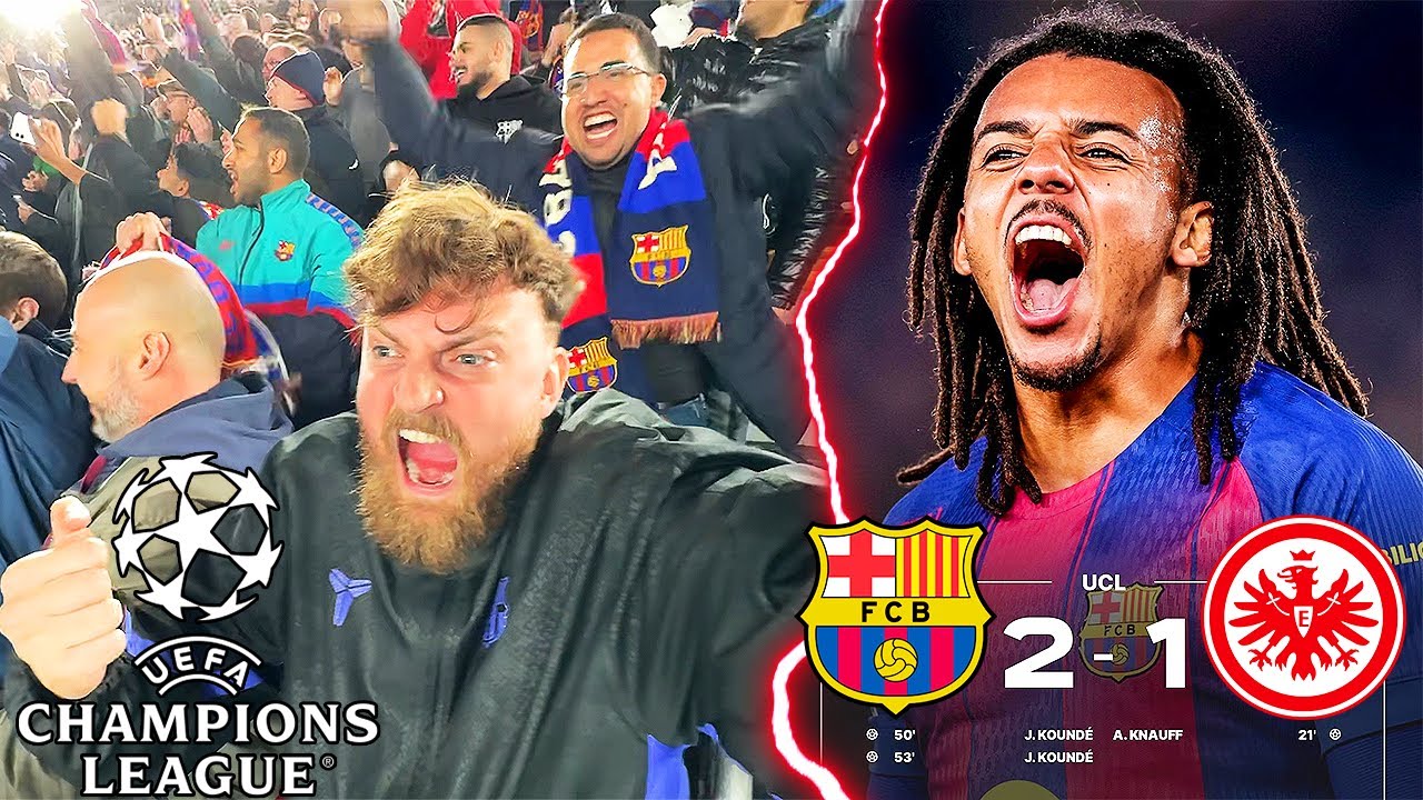 FC Barcelona vs. Frankfurt - UCL Stadionvlog 😱 | RACHE F&Uuml;R DIE BLAMAGE... | ViscaBarca