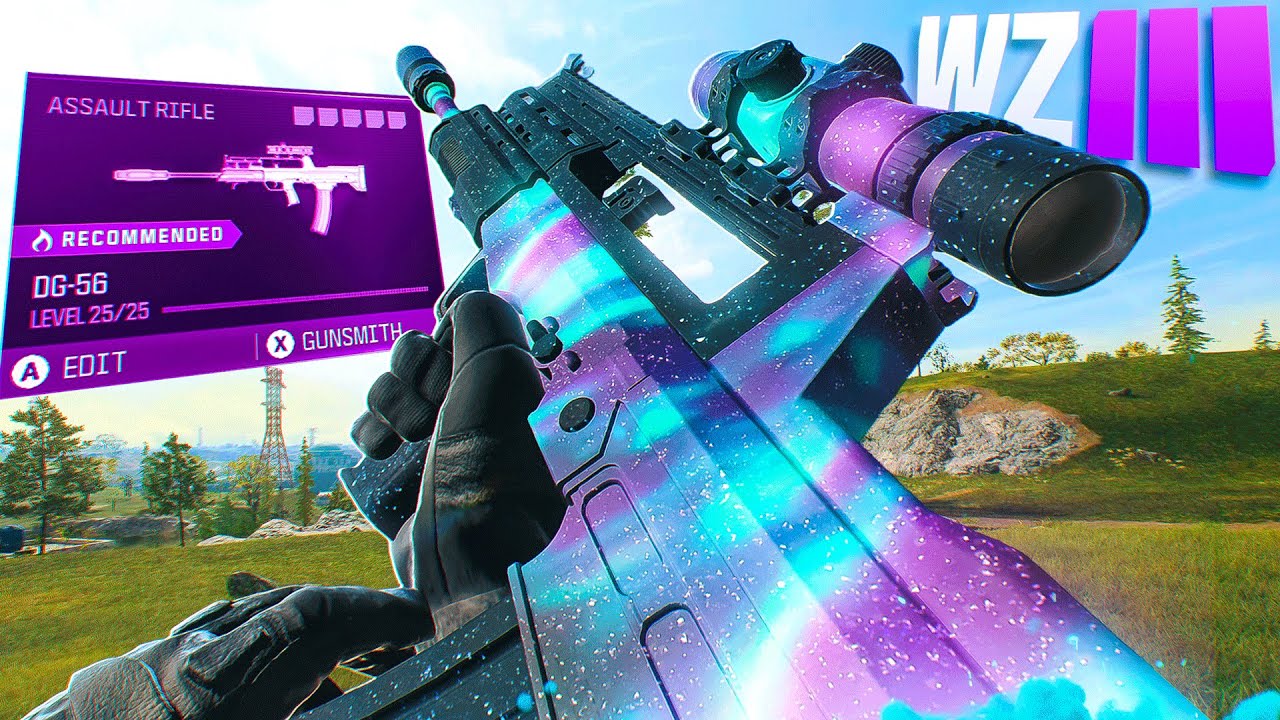the NO RECOIL DG-56 is BROKEN in WARZONE 3! 👑 (MW3 Warzone)