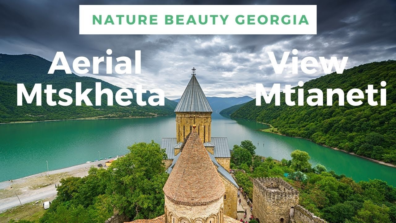 Aerial View Mtskheta-Mtianeti, Georgia | მცხეთა-მთიანეთი, საქართველო| Nature Beauty Georgia