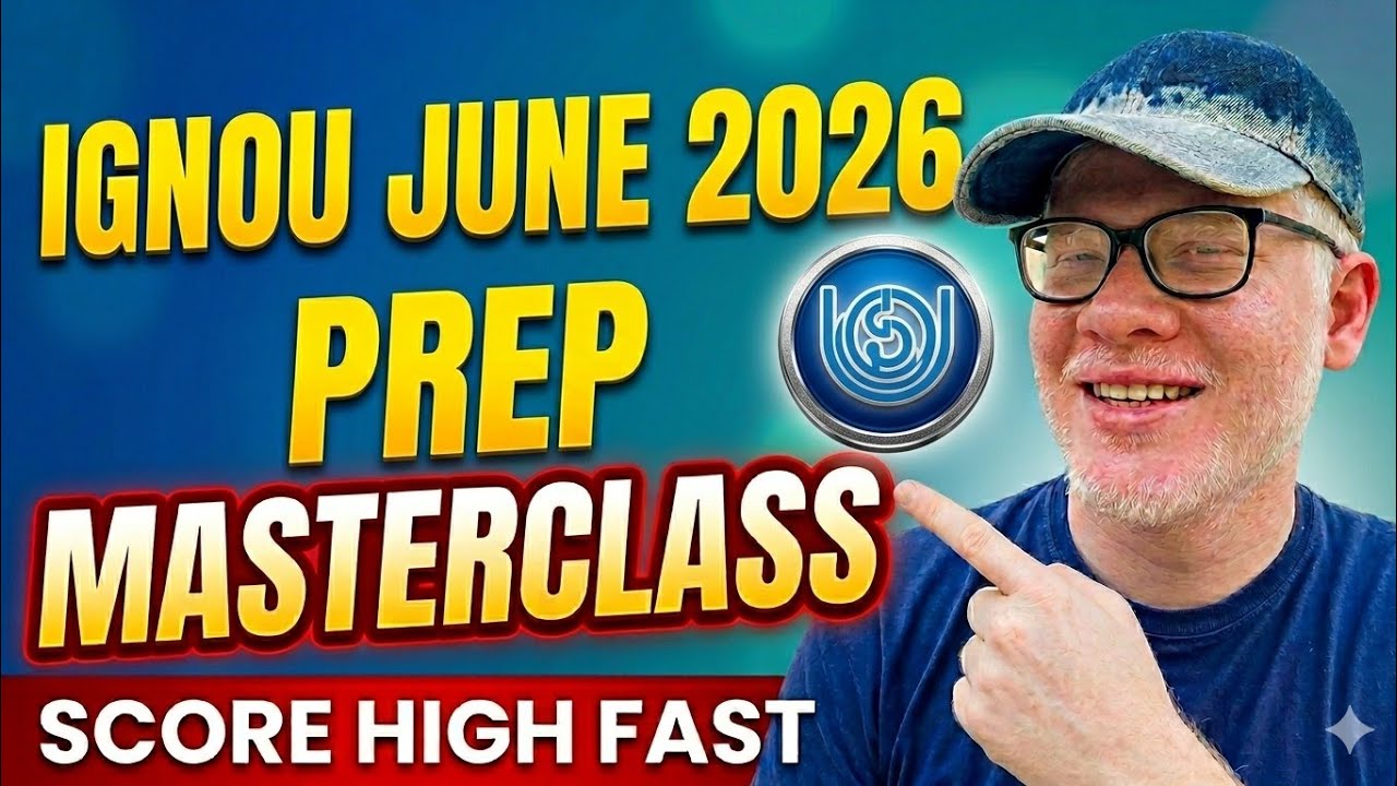 IGNOU June 2026 Exam 🔥 Topper Strategy | Score High Marks Fast 