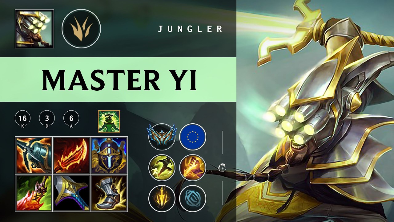 Master Yi Jungle vs Shaco - EUW Challenger Patch 26.06