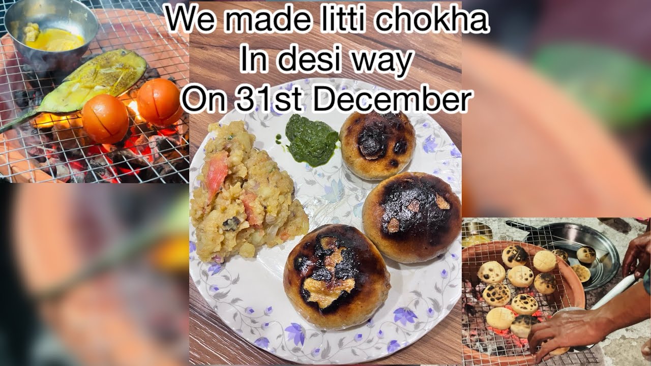 हमने बनाया लिट्टी चोका देसी तारीखे से || we made litti choka in desi way #viral #views #trending 