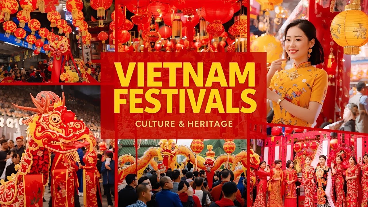 Famous Traditional Festivals in Vietnam | Culture & Heritage 🇻🇳🎉