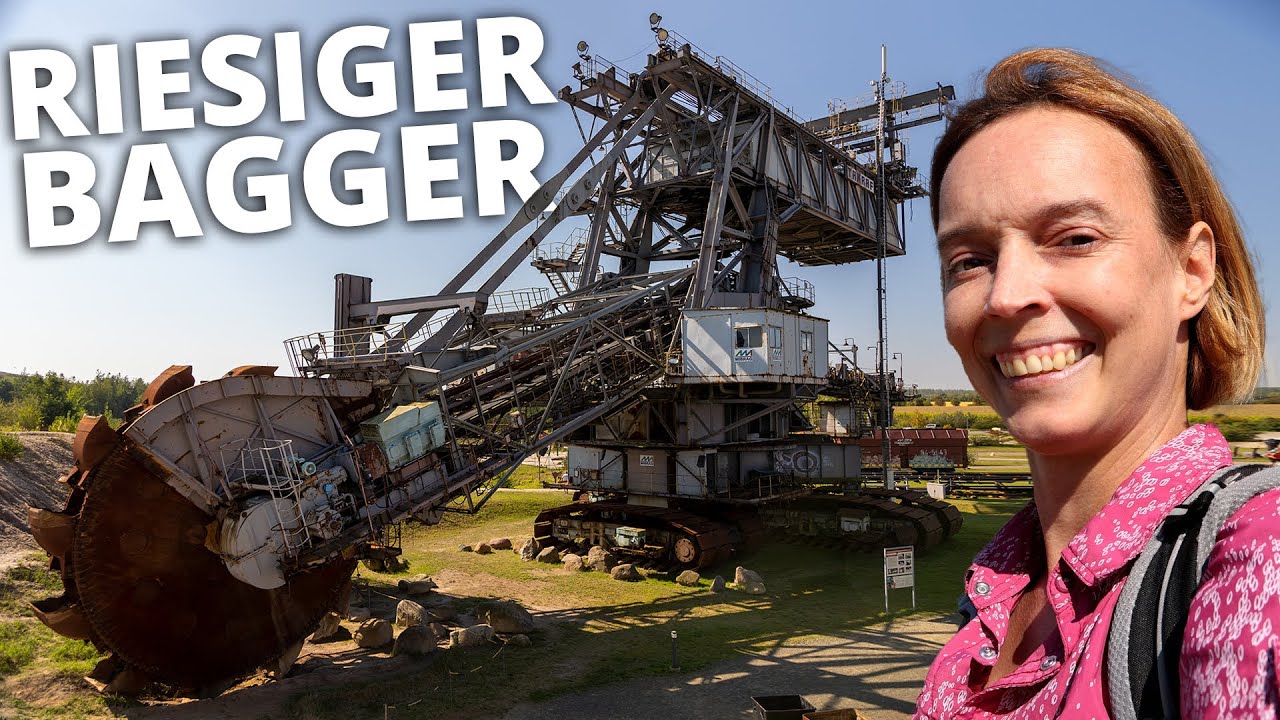 unterwegs im Bergbau-Technik-Park bei Leipzig