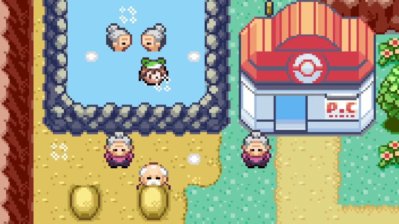 Relaxing Pokémon music, but you're chilling in a hot tub.