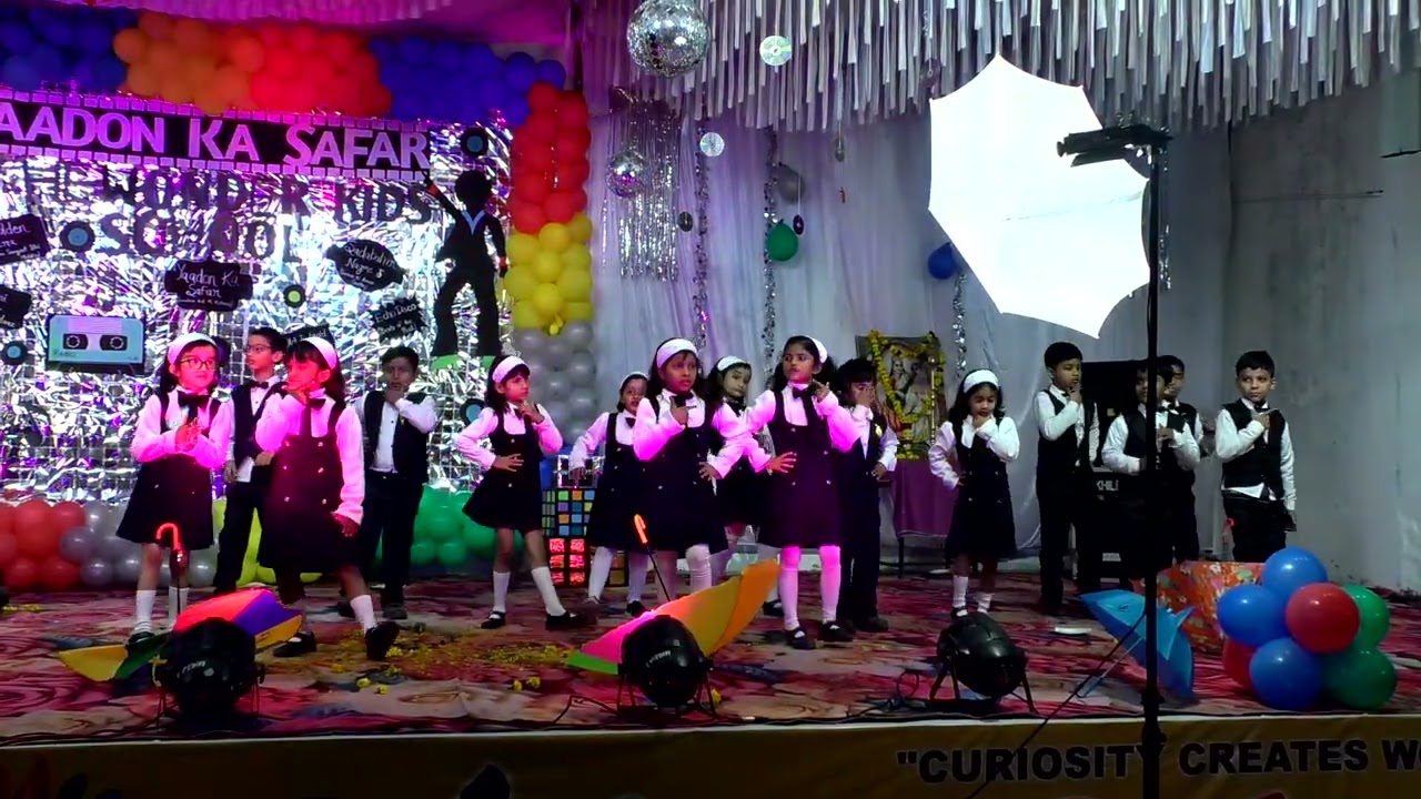 10th program The Wonder kids play school
