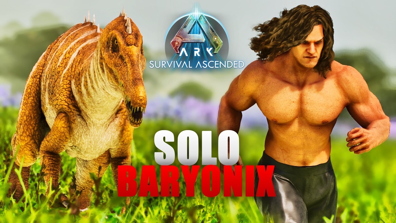 REEMPLACÉ TODOS los DINOS de ARK por un BARYONIX...