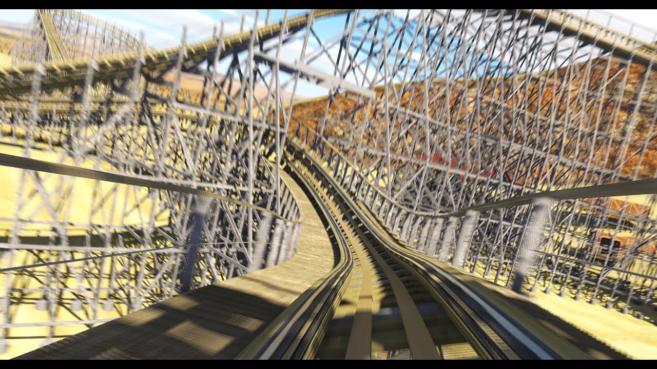 Sand Viper - Terrain Influenced GCI Wooden Coaster - NoLimits 2 Roller Coaster Simulation