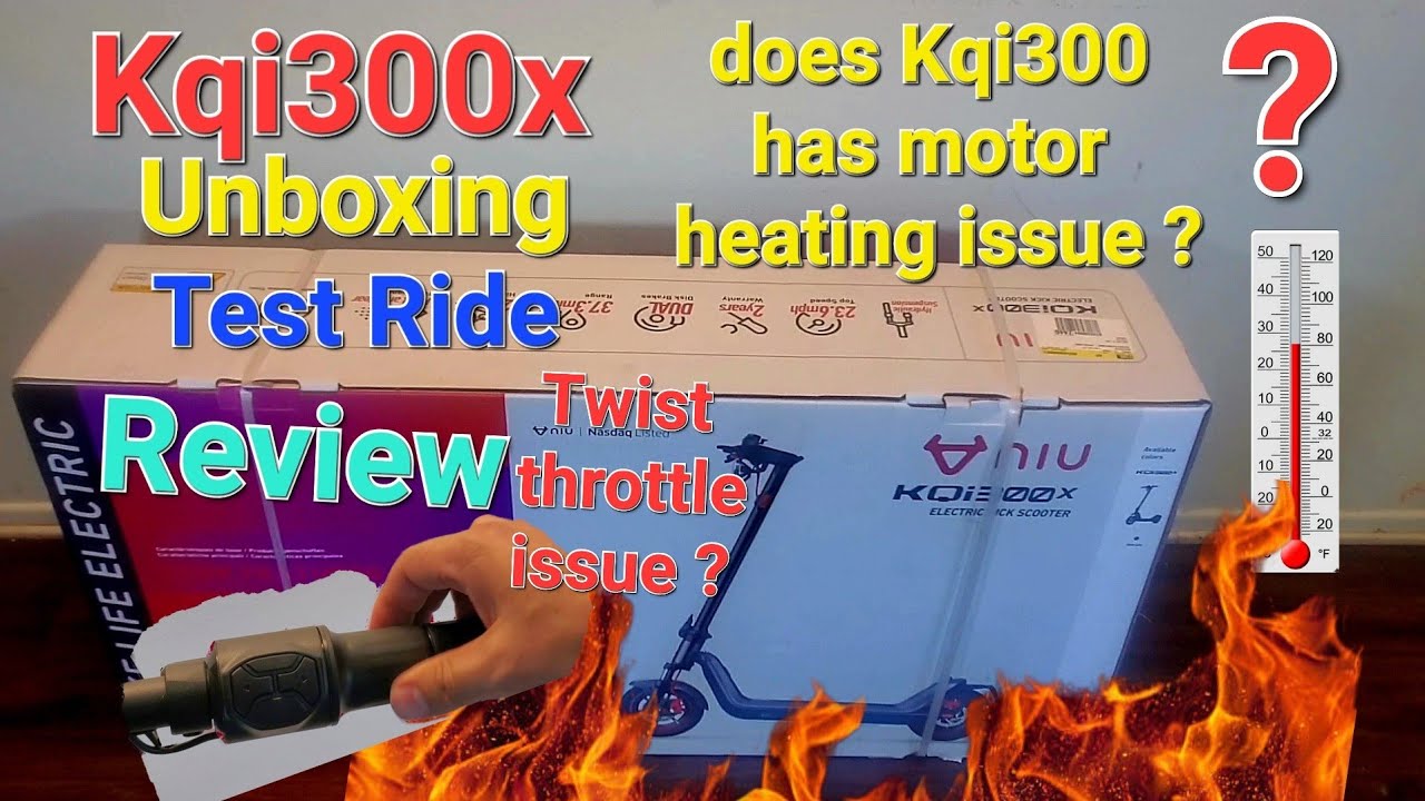 Unboxing Niu Kqi300x  /Test Ride / Review /37 Mile Battery Range Electric Scooter