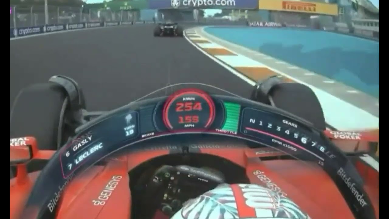 Leclerc vs Gasly  Miami Grand Prix