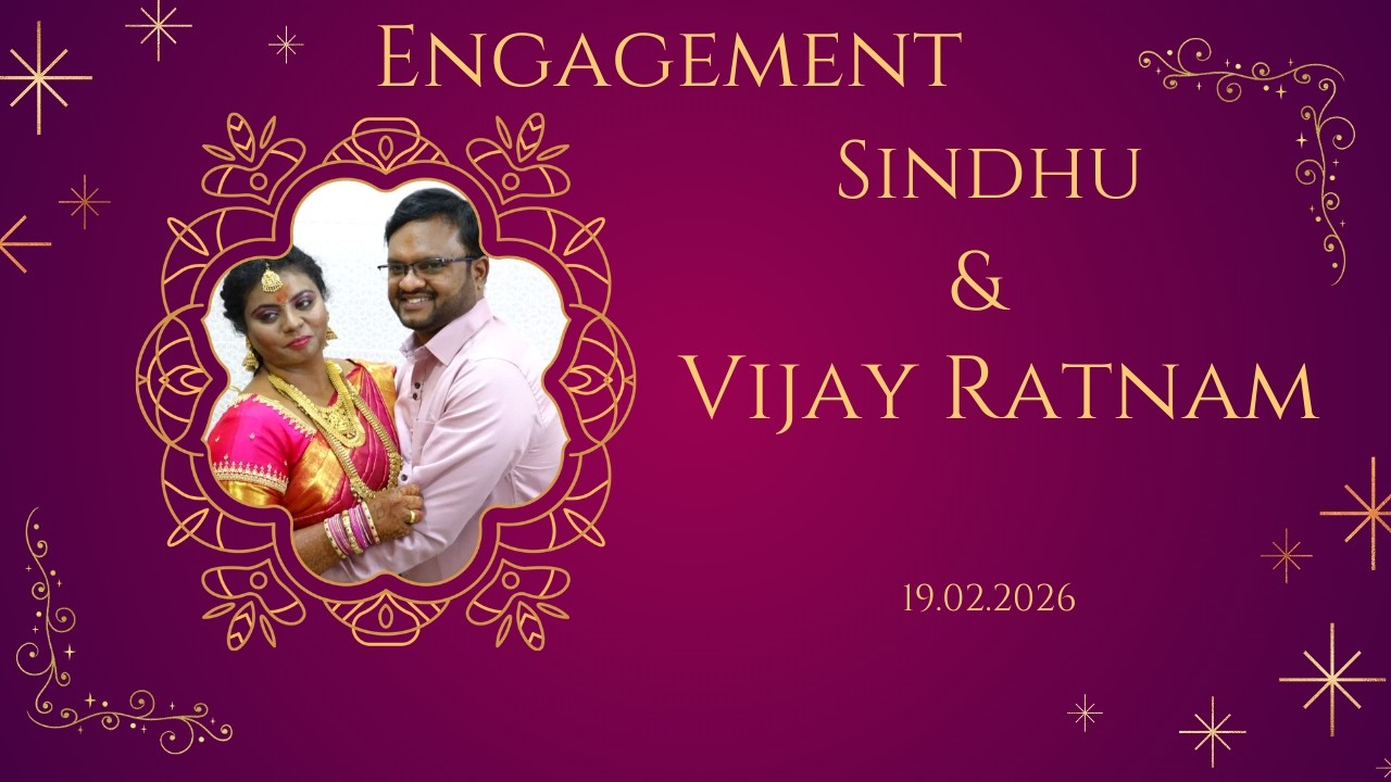 Engagement P. Sindhu & R. Vijay Ratnam 19.02.2026