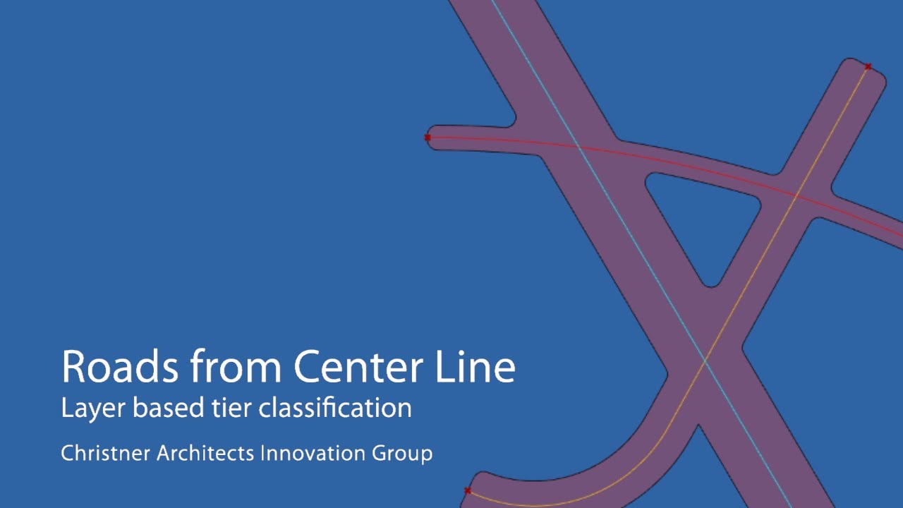 Road Network from Center Line with Grasshopper