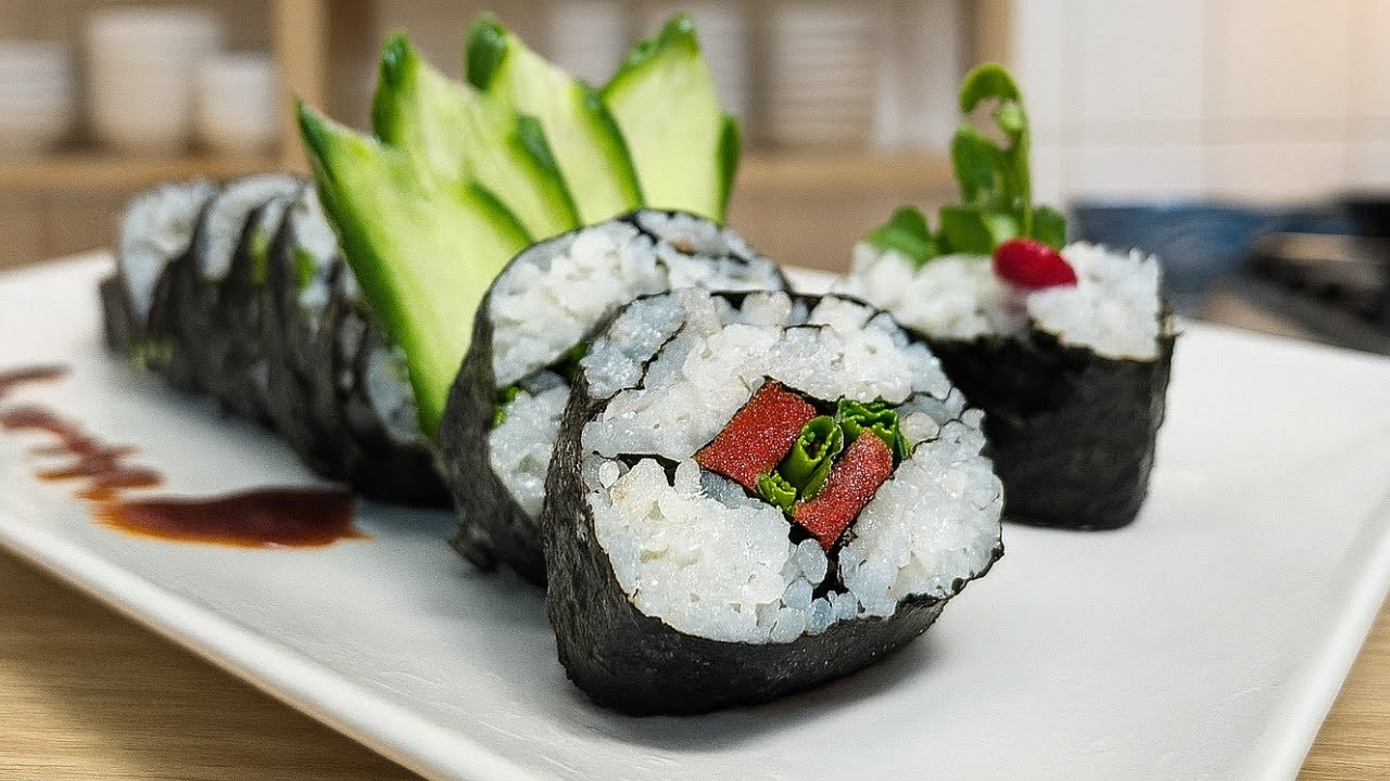 100% Vegano: Sushi Leve, Simples e Sem Ingredientes de Origem Animal