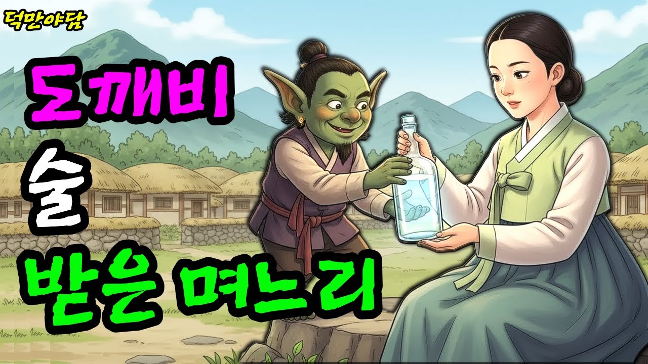 충격적인 반전...대가가 따르는 도깨비 술 받은 며느리(야담 민담 전설 설화 옛날이야기 오디오북)