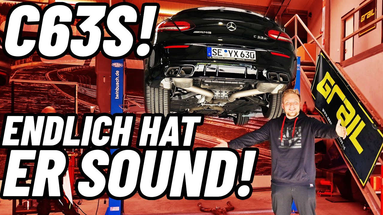 ENDLICH WIEDER ECHTER AMG SOUND - NEUE AGA FÜR DEN AMG C63s