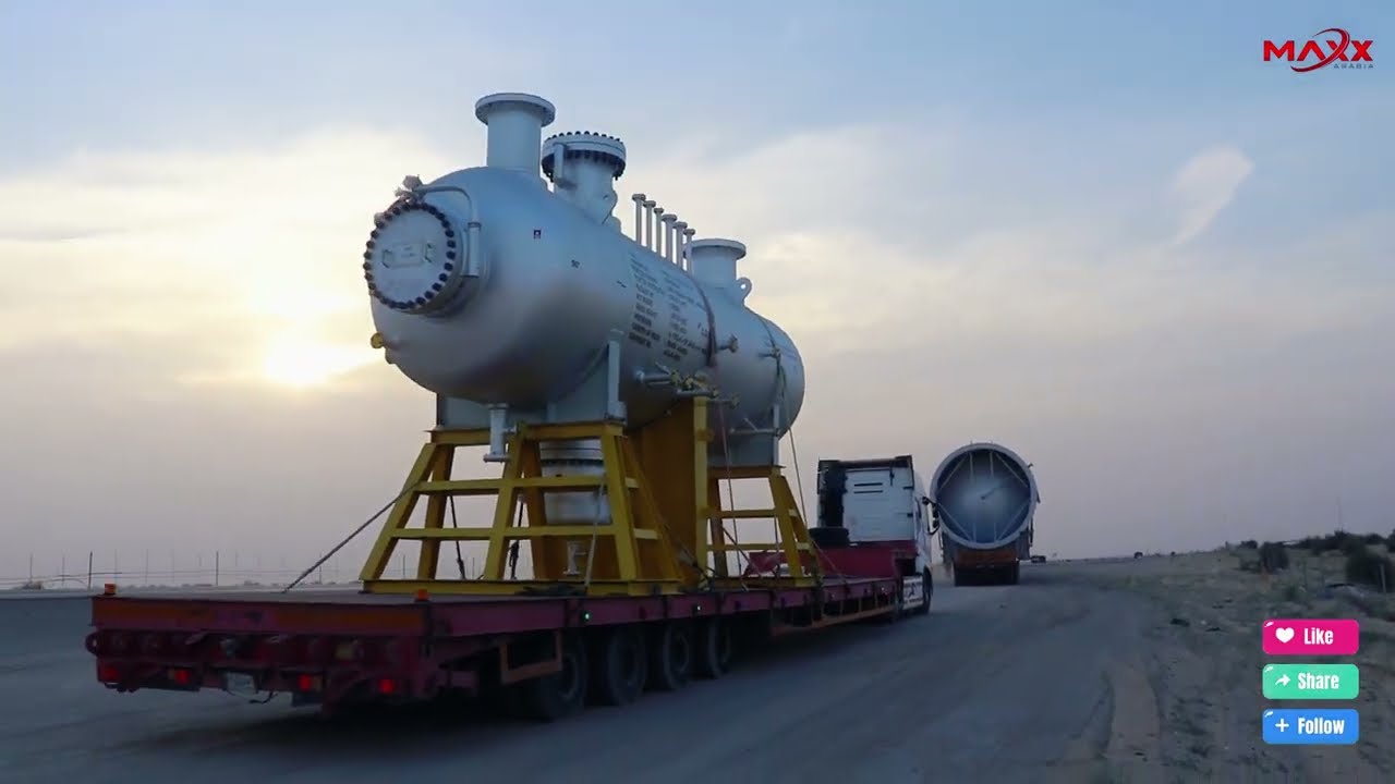 Common Flare KO Drum | Maxx Arabia | Logistics | Saudi Arabia | Industrial Logistics |