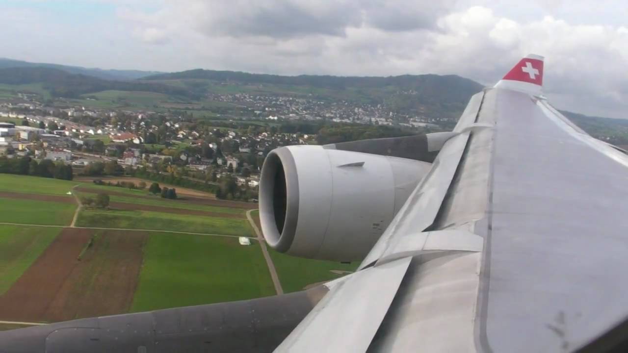 Swiss Intl. Airlines Airbus A340-313X - take-off in Sao Paulo / landing in Zurich Kloten