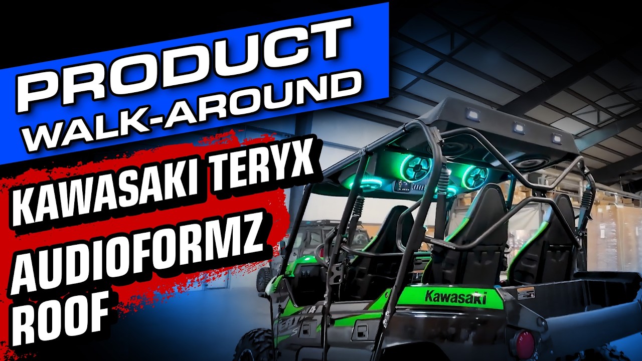 Kawasaki TERYX 4 DOOR LEVEL 4 AudioFormz Build &ndash; 4 EVO2 Speakers + Dual 10&rdquo; DD Audio Subs! 🔊💥
