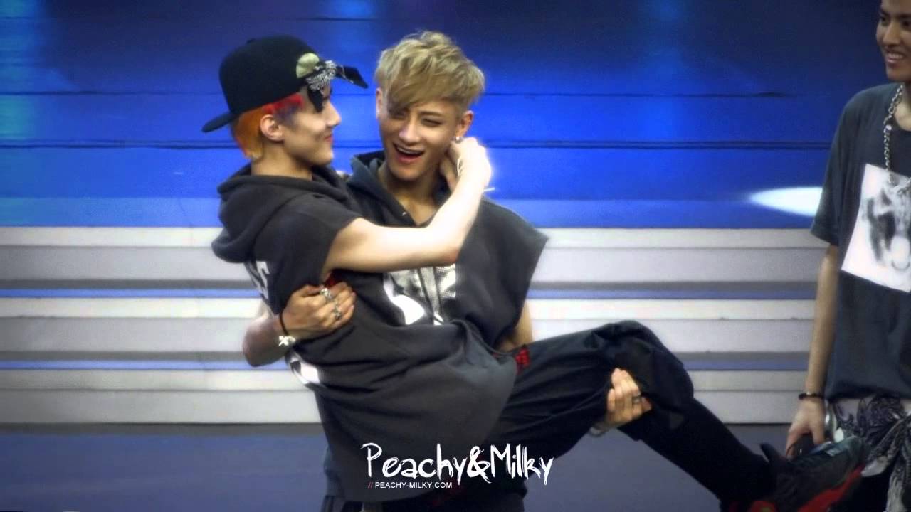 【PEACHY-MILKY】130604 Happy Camp Tao & Sehun cut part.1 全世界都在你怀里