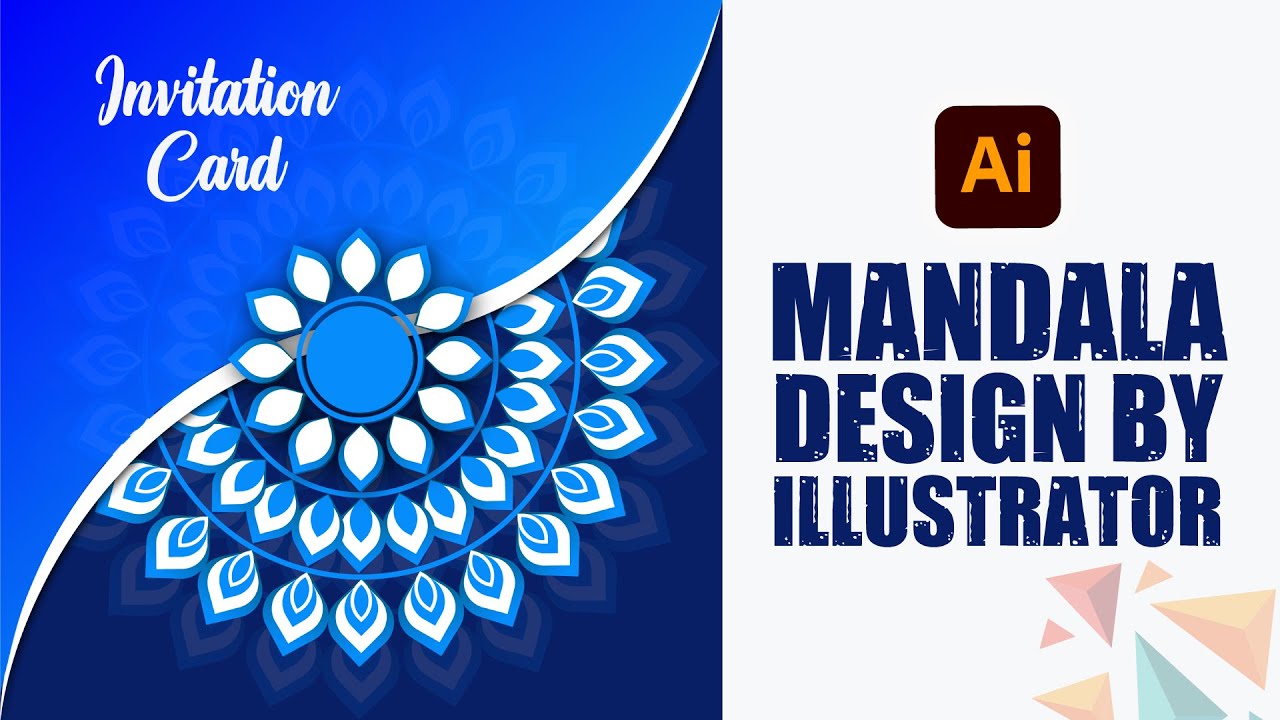 How to make luxury ornamental colorful mandala design in adobe illustrator.#graphics_hunts