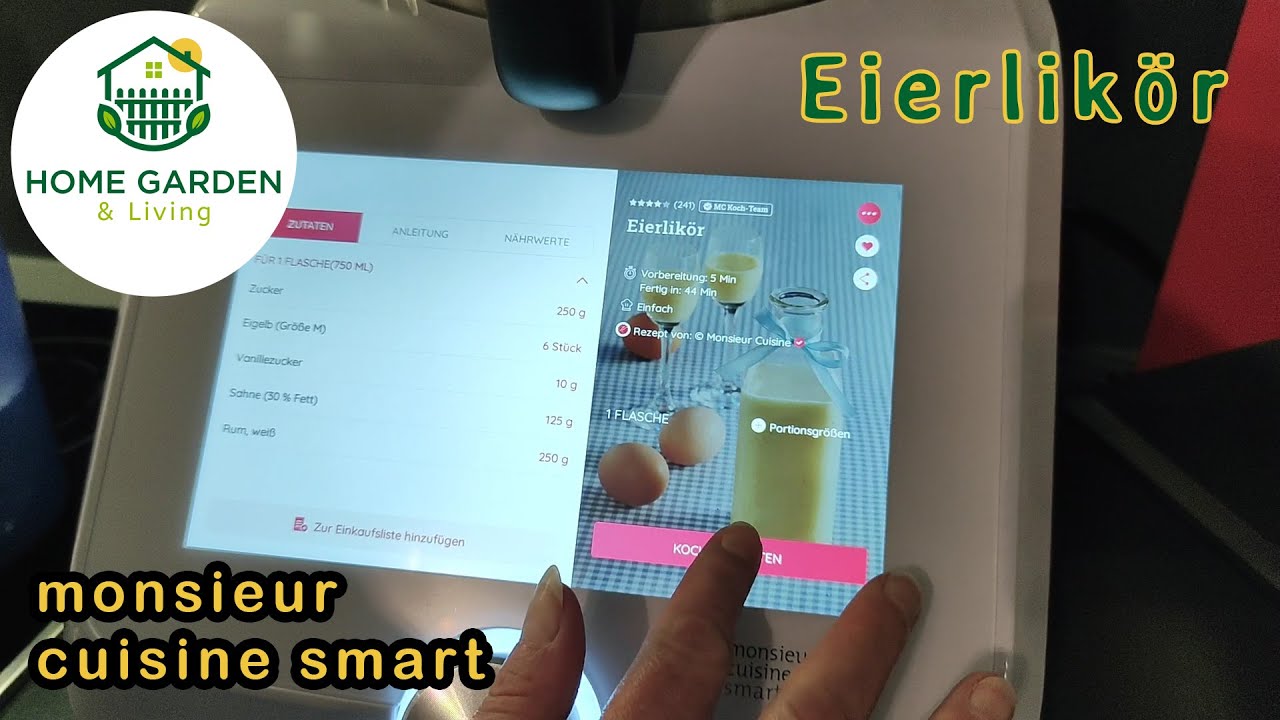 Eierlikör - Monsieur Cuisine Smart